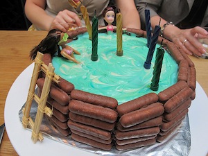hot tub cake